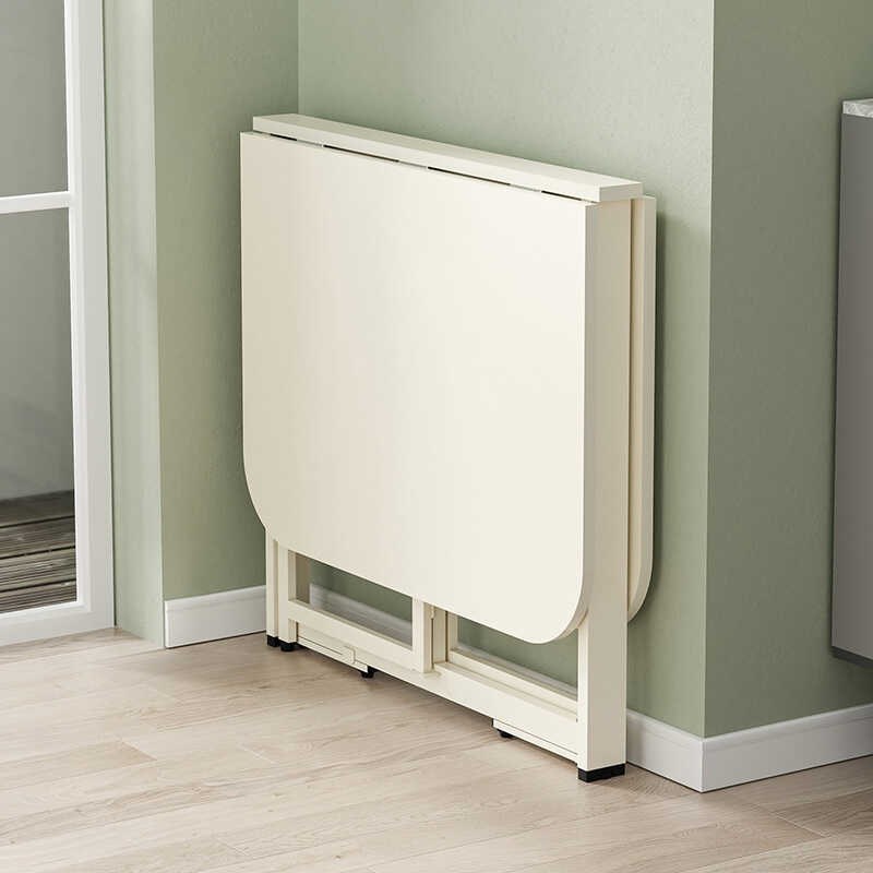 折叠餐桌家用小户型多功能折叠桌长方形可移动吃饭桌子简易超薄款