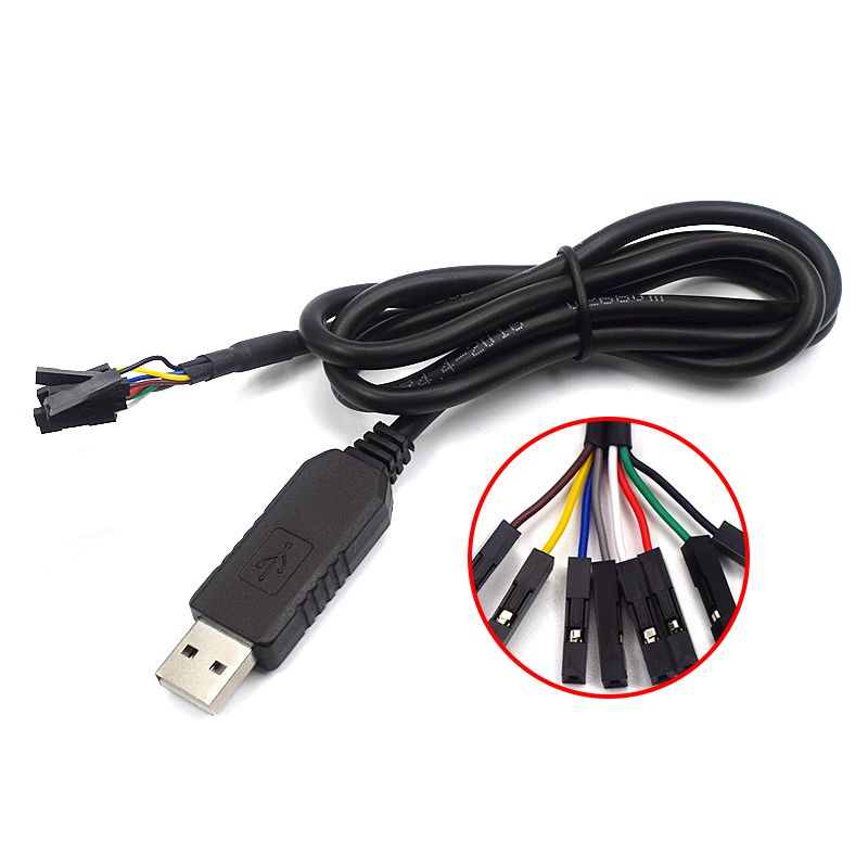 FT2232D模块刷机线FT232RL同时转双TTL下载线USB转2路高速串口线