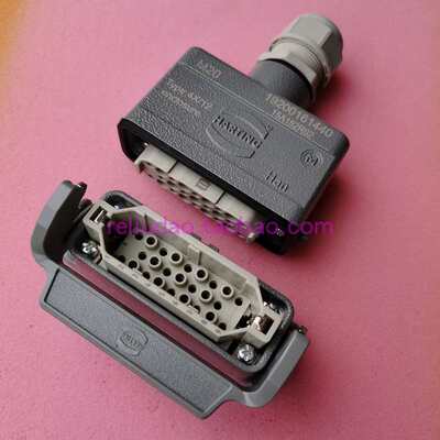 HARTING连接器09200160301开孔底座HAN-16A-agg-LB浩亭原装新现货