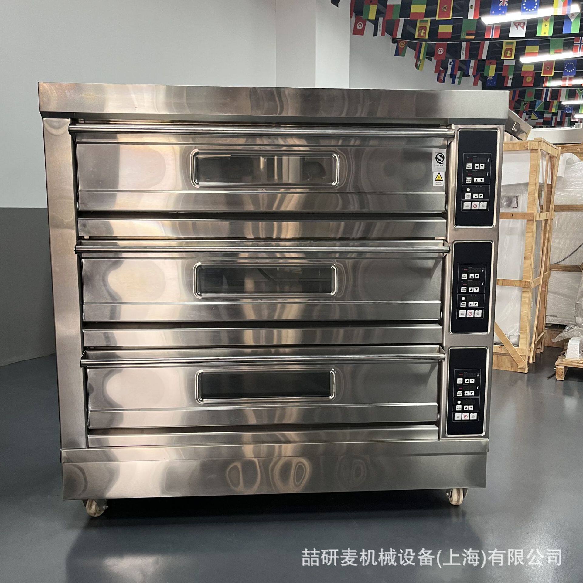 工业电烤箱 微电脑控制按键面板精准控温单门双门三门电烤箱