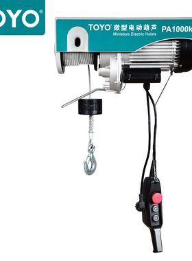 PA500东洋微电动葫芦220V日本东洋TOYO家用小吊机微电厂家直销