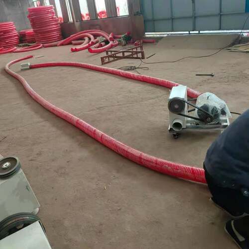 建筑工地抽沙机多少钱水泥石灰输送机软管粮食装卸吸粮抽粮机视频