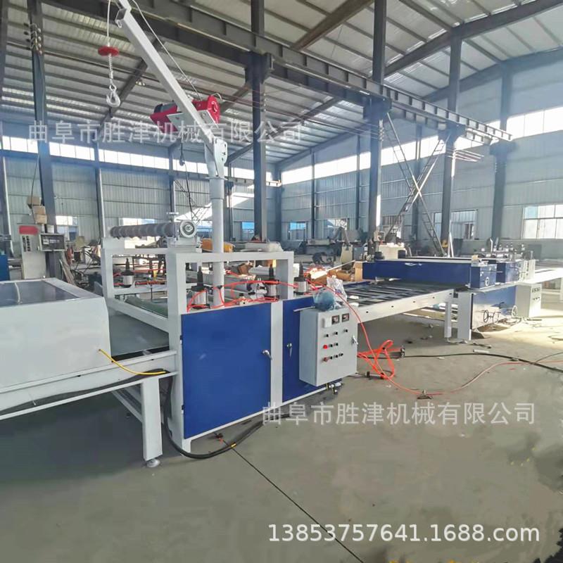 铝板卷材贴面机厂家 全自动上板热胶贴面机 木饰面板平贴机