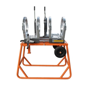 工业塑料管道315 PPH PFA PVDF热熔对接弯头焊机红外焊接机