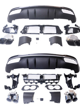 GLE53尾唇尾喉适用于奔驰GLE新167后包围GLS63四出GLS63尾喉GL