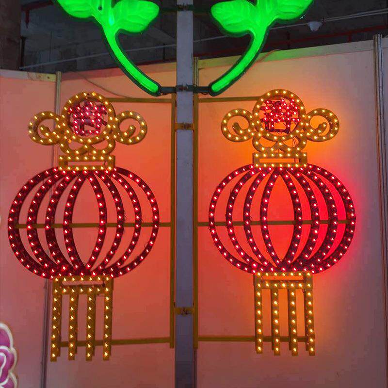 节日亮化led点光源线路板景区公园街道户外装饰铝材造型灯