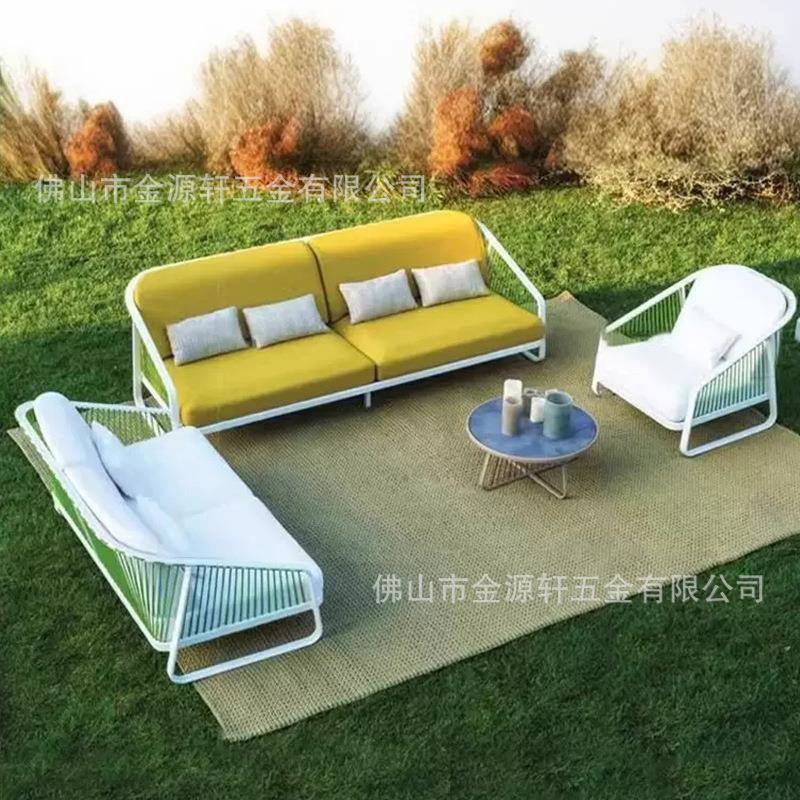 户外藤编沙发庭院别墅室外花园露台休闲防晒防水创意家具茶几组合