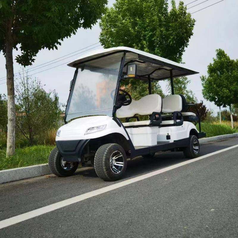 电动观光车四轮高尔夫球车景区旅游物业酒店厂区接待代步车