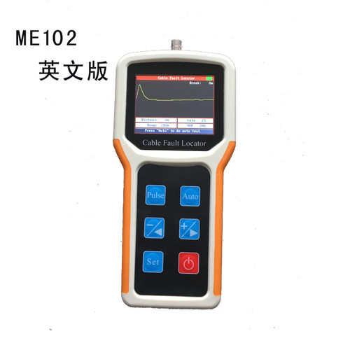 ME108英文TDR电缆故障测试仪测距仪长度断线短路混线光缆厂家