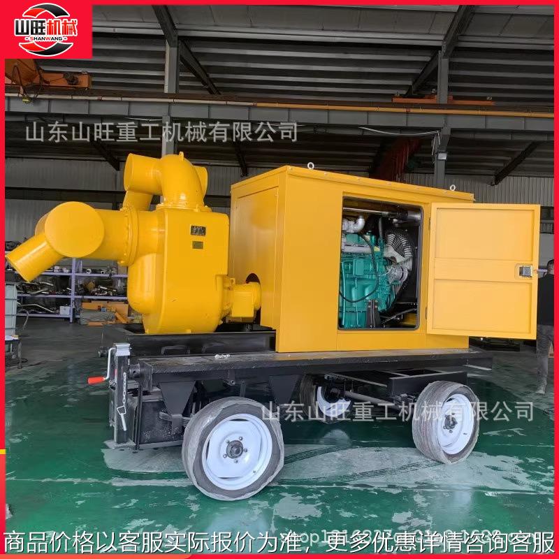 移动防汛泵车永磁同步电机变频潜水泵应急排涝防洪移动抽排水单元