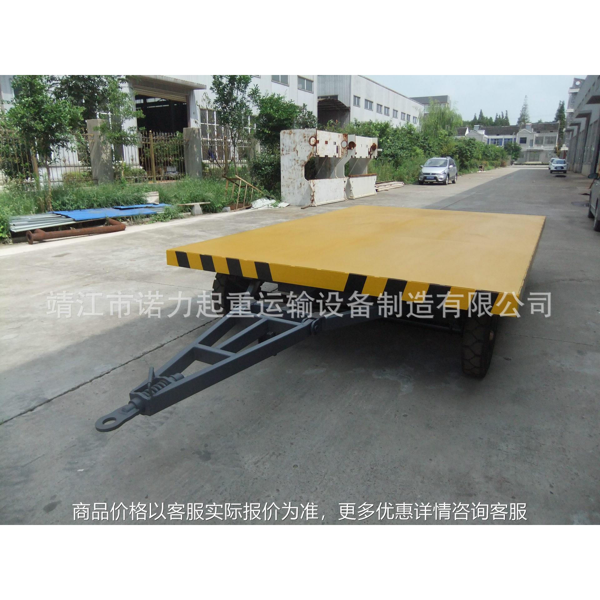 板簧减震平板拖车 吨平板拖车 平板手推车