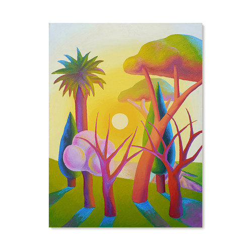 【特惠捡漏】Salvo复刻艺术品挂画大气创意个性日出风景装饰画芯