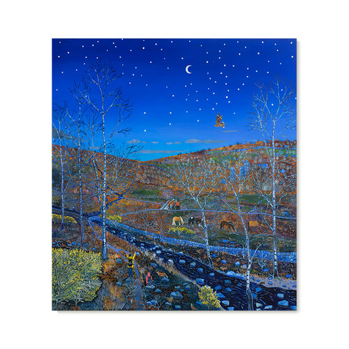 【特惠捡漏】Emma Haworth复刻艺术品挂画治愈系城市风景装饰画芯