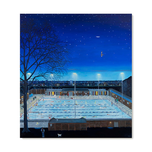 【特惠捡漏】Emma Haworth复刻艺术品挂画治愈系城市风景装饰画芯