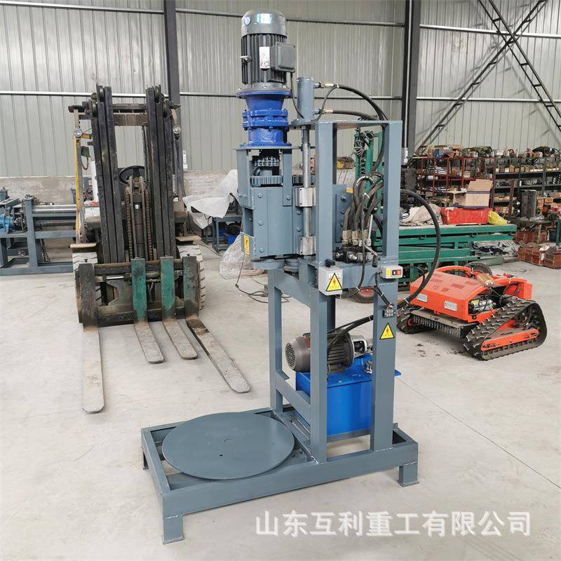 台式废旧油桶切割机 油桶滚动剪切分解机油桶切盖破铜展平一体机