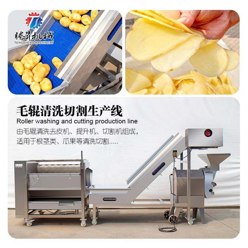 提升机多功能切菜机毛辊去皮清洗机土豆胡萝卜作业线净菜设备,清洗/食品/商业设备,果蔬加工设备,淘宝优惠券,粉丝福利购,淘宝优惠卷
