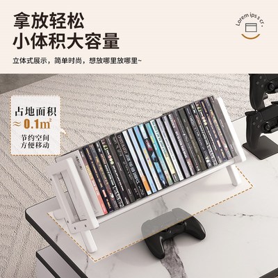 CD碟片收纳架家用桌面书架置物架立式楠竹儿童绘本架文件整理书柜