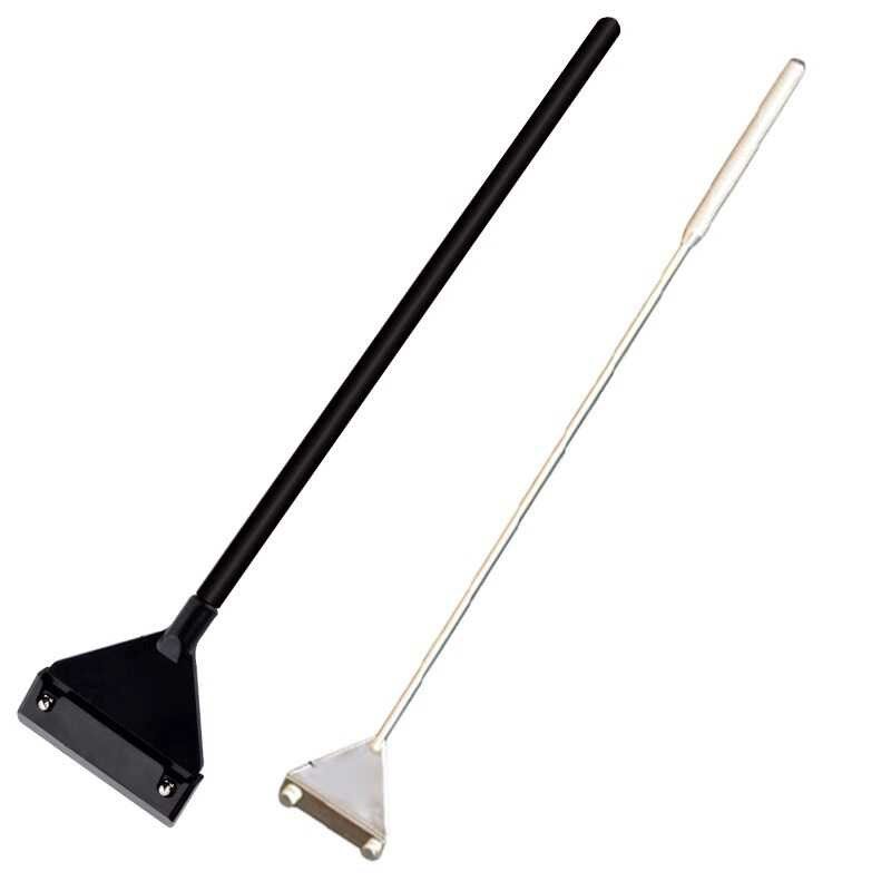 新疆包邮刮藻刀不伤鱼缸水族除藻铲子清洁神器无死角不锈钢加长杆