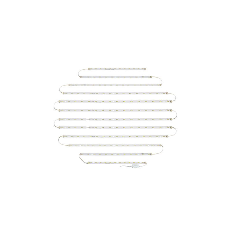 led灯条单色白光圆形吸顶水晶灯替换拼圆用40cm55cm60cm80cm1.2米