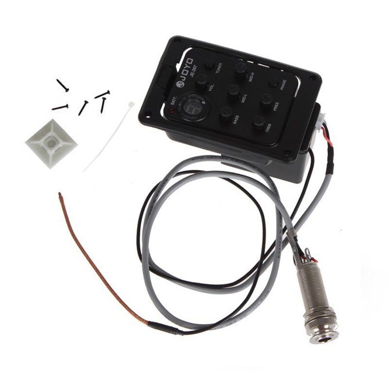 JOYO JE-306 307 带校音功能5段EQ 504木吉他拾音器效音器调音器