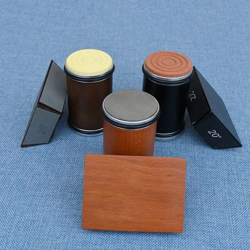 实木四边形滚筒磨刀器家用厨房磨刀神器磨刀石抛光打磨多功能滚轮