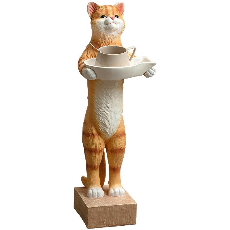 慧心巧聚猫咪收纳盒落地摆件家居饰品客厅卧室电视柜装饰品摆设