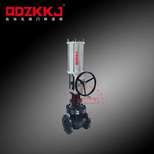 Z641H氣控快速切斷閥不銹鋼鑄鋼蒸汽耐高溫法蘭閘閥氣動法蘭閘閥