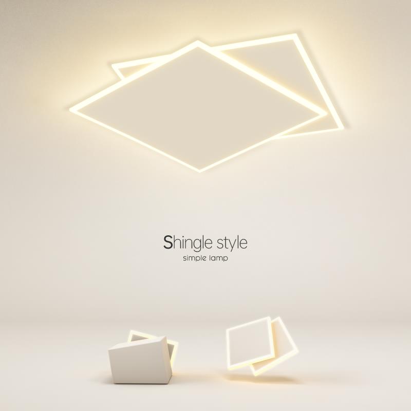 光主卧室灯方形led吸顶灯简约现代客厅餐厅灯房间2024新款灯具