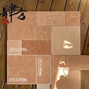 复古赤贫风陶土老红砖瓷砖地砖餐厅咖啡厅民宿阳台地砖花园字母砖