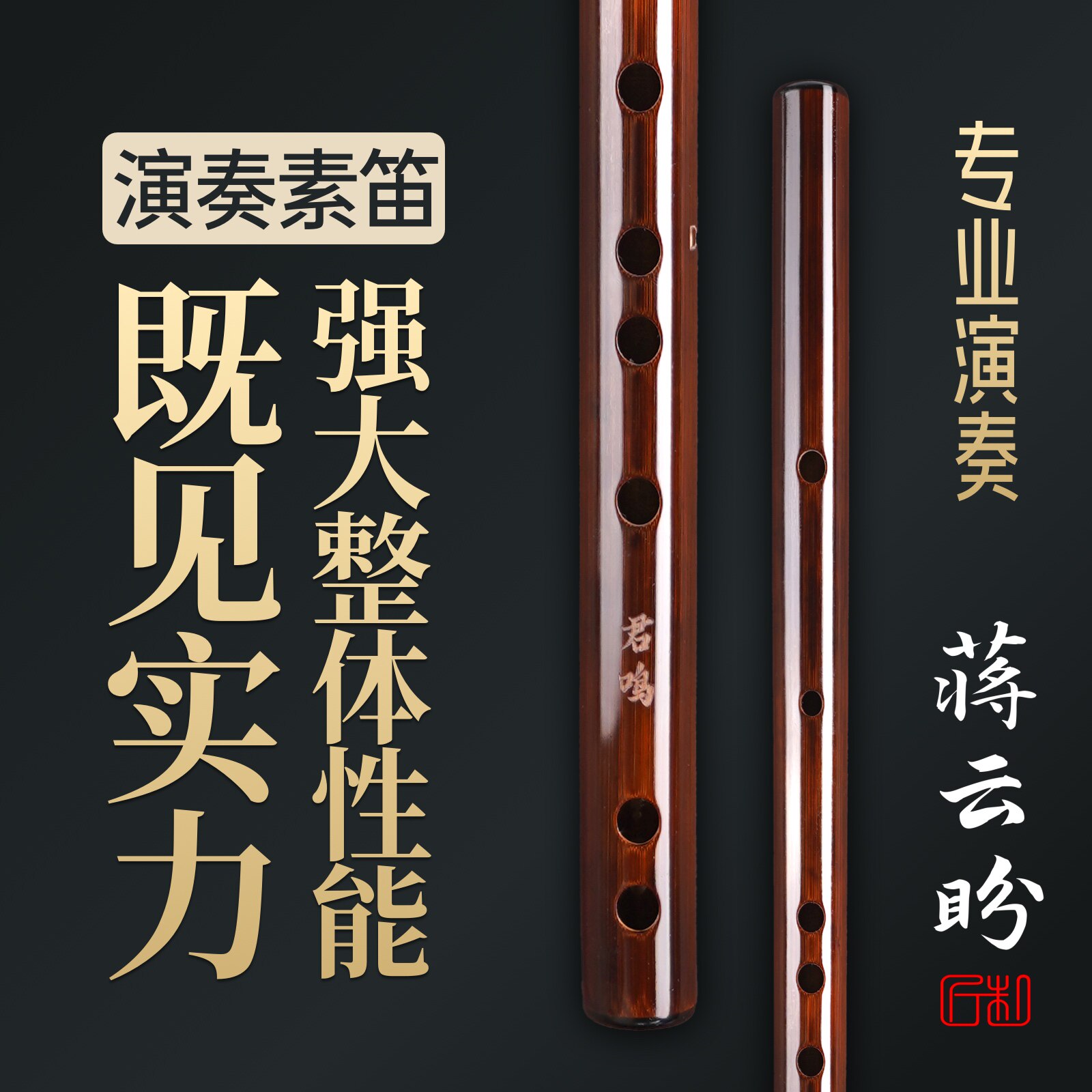 蒋云盼素笛君鸣款专业演奏笛子竹笛横笛短笛高颜值笛子十大品牌