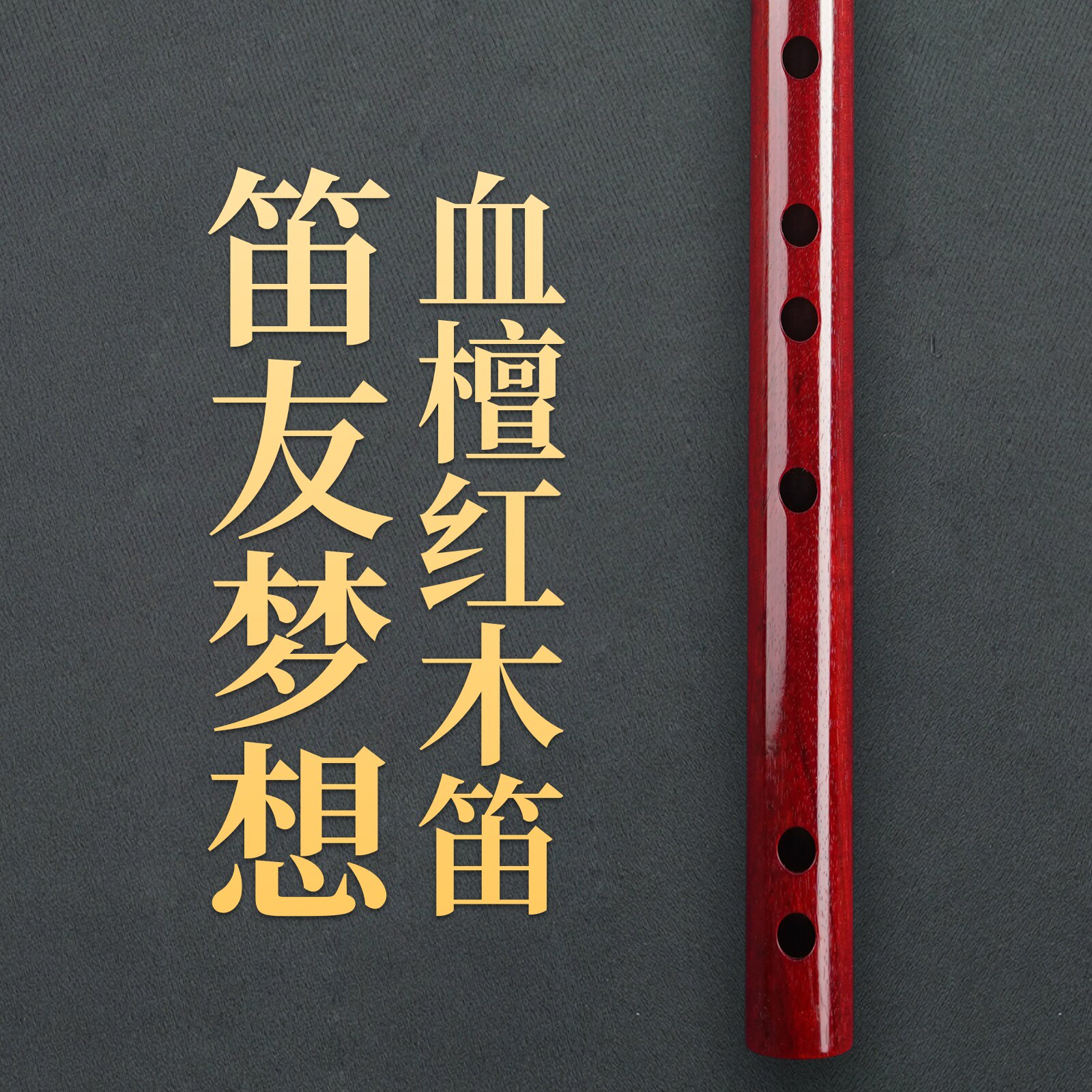 蒋云盼素笛专业演奏血檀木笛子横笛长笛笛王高颜值笛子十大品牌