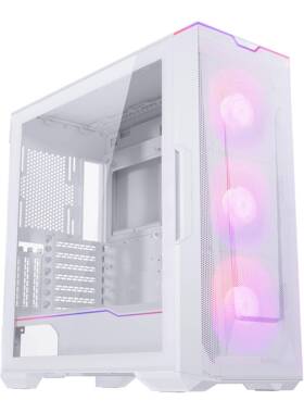 宏特维追风者G500A白色含3xARGB风扇台式机电脑机箱支持360水冷显卡竖装摆件饰品
