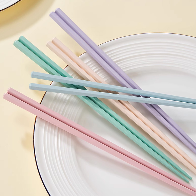 筷子家用高档抗菌防霉防滑食品级轻奢高颜值合金筷子家庭专人专用