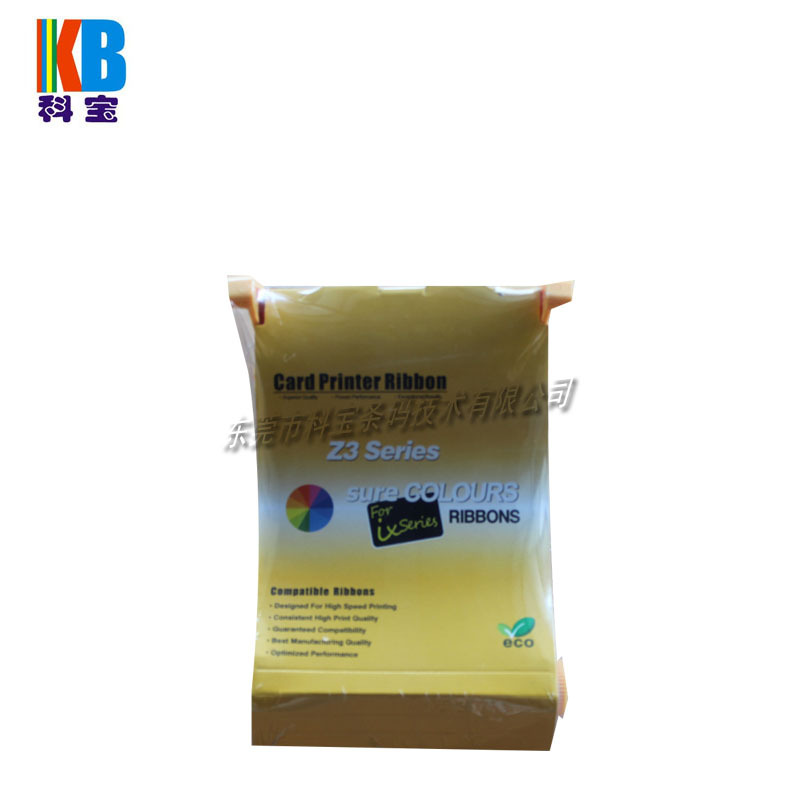 兼容YMCKO品牌Z3Series KB800033-840工号牌彩色工作牌打印机色带