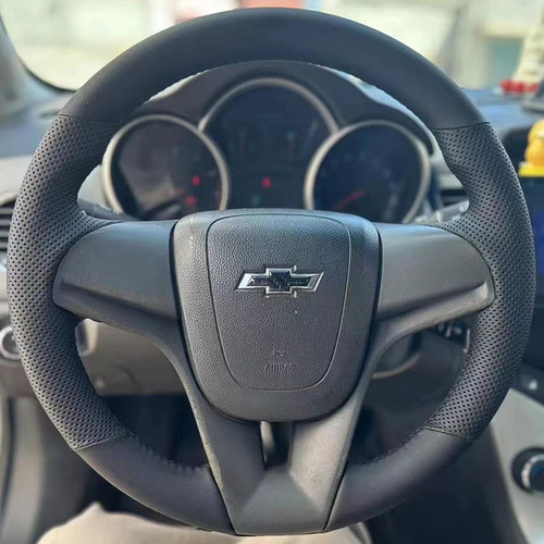 雪佛兰科鲁兹爱唯欧真皮方向盘套