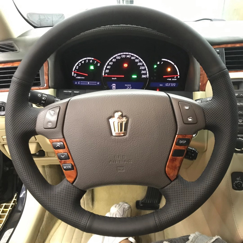 丰田12代老款皇冠方向盘套专用