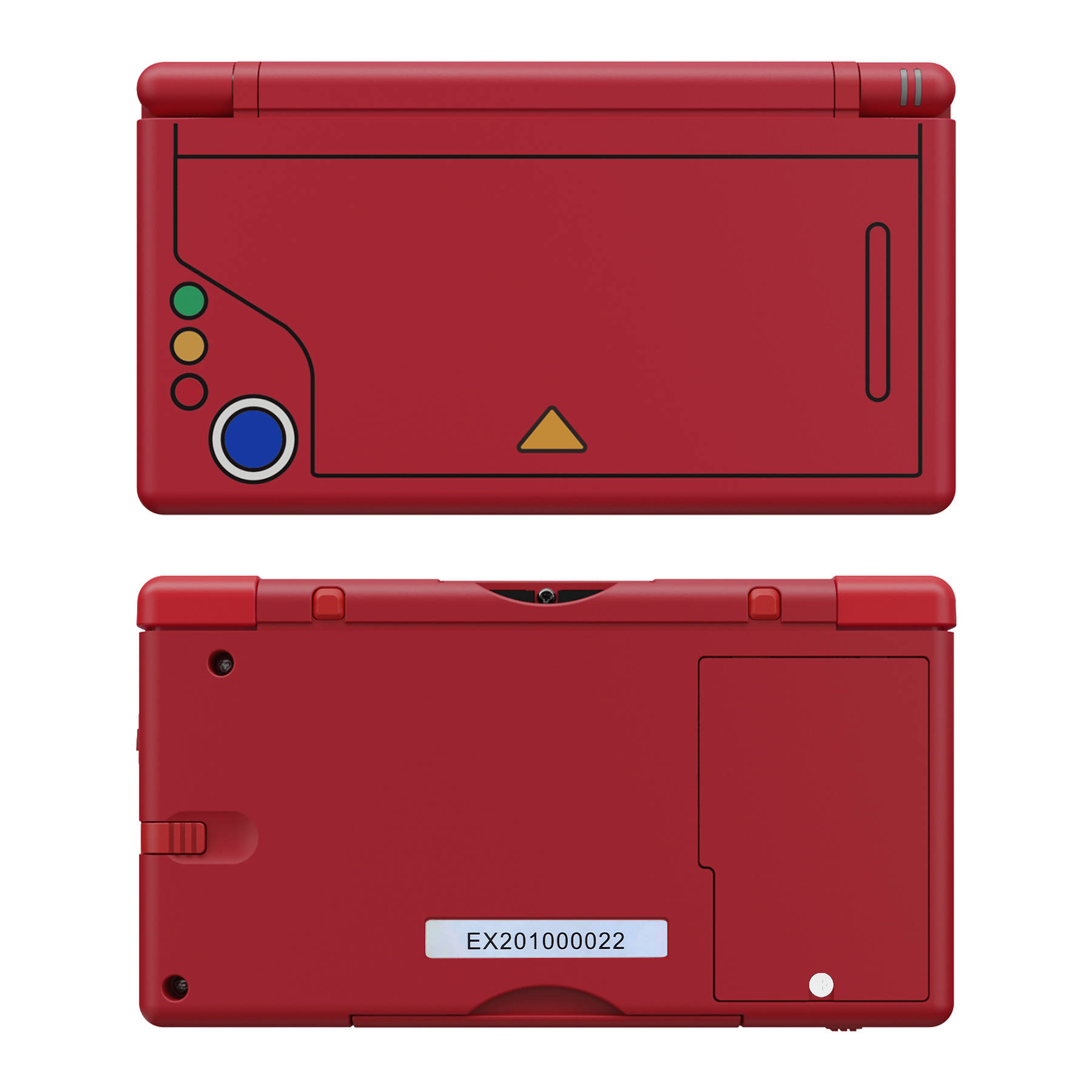 eXtremeRate易极改NDSL全套改装壳键替换外壳按键套装Nintendo DS Lite配件掌机保护壳按键DIY附安装工具