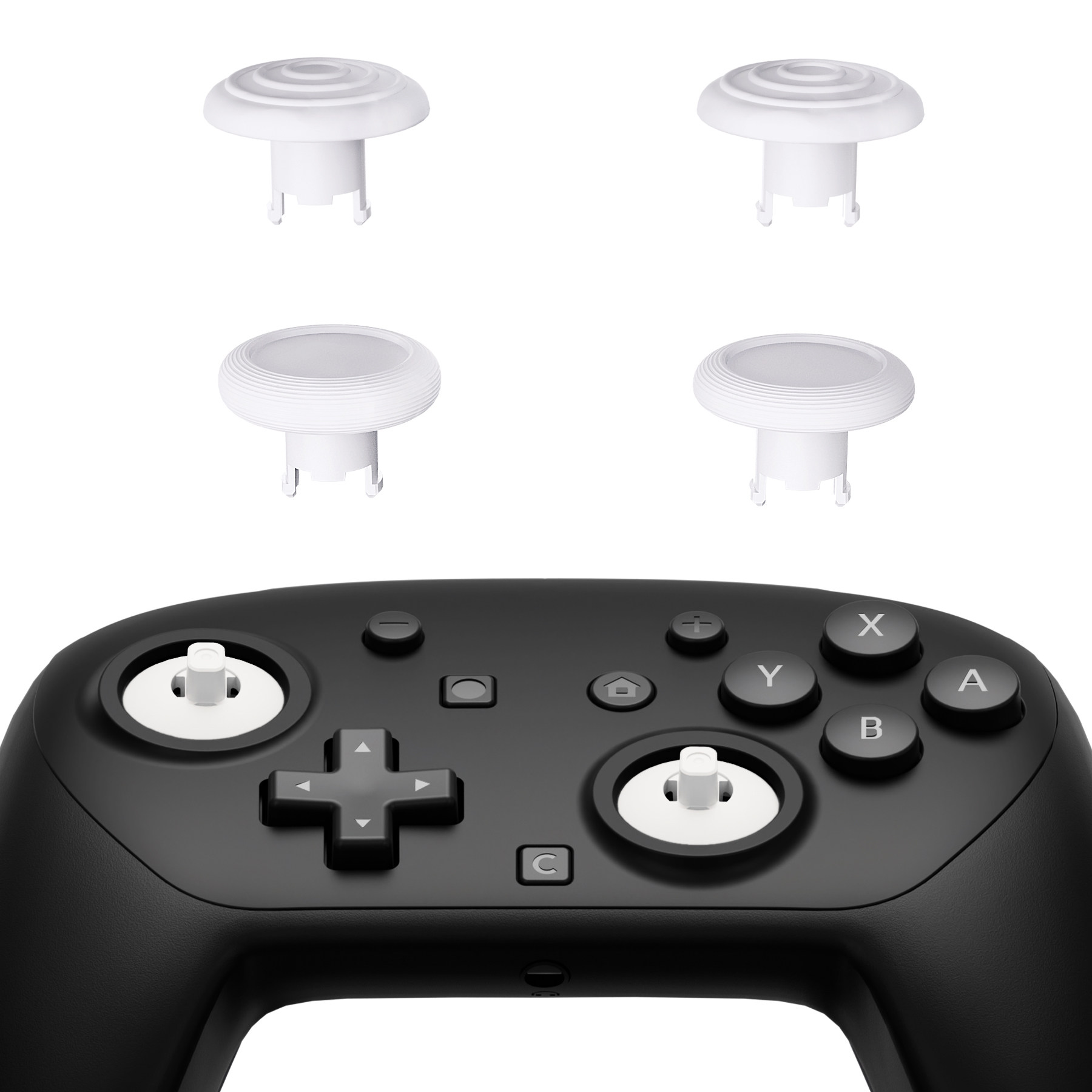 eXtremeRate易极改 Switch2 Pro手柄摇杆蘑菇头替换套装适用任天堂NS2Pro无线游戏手柄DIY个性定制摇杆帽改装