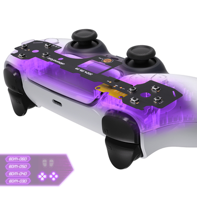 eXtremeRate易极改 PS5手柄正面轻触开关Clicky套装正面八键FPS游戏专用按键适用BDM-030/040/050/060