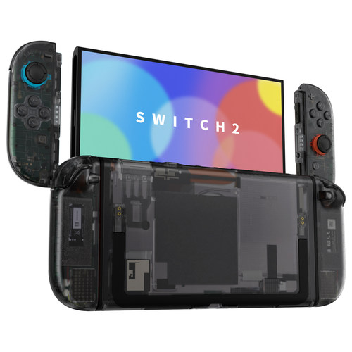 eXtremeRate易极改任天堂Switch 2 游戏机改装外壳豪华版全套joycon替换壳按键DIY套装附螺丝刀工具NS2全套壳
