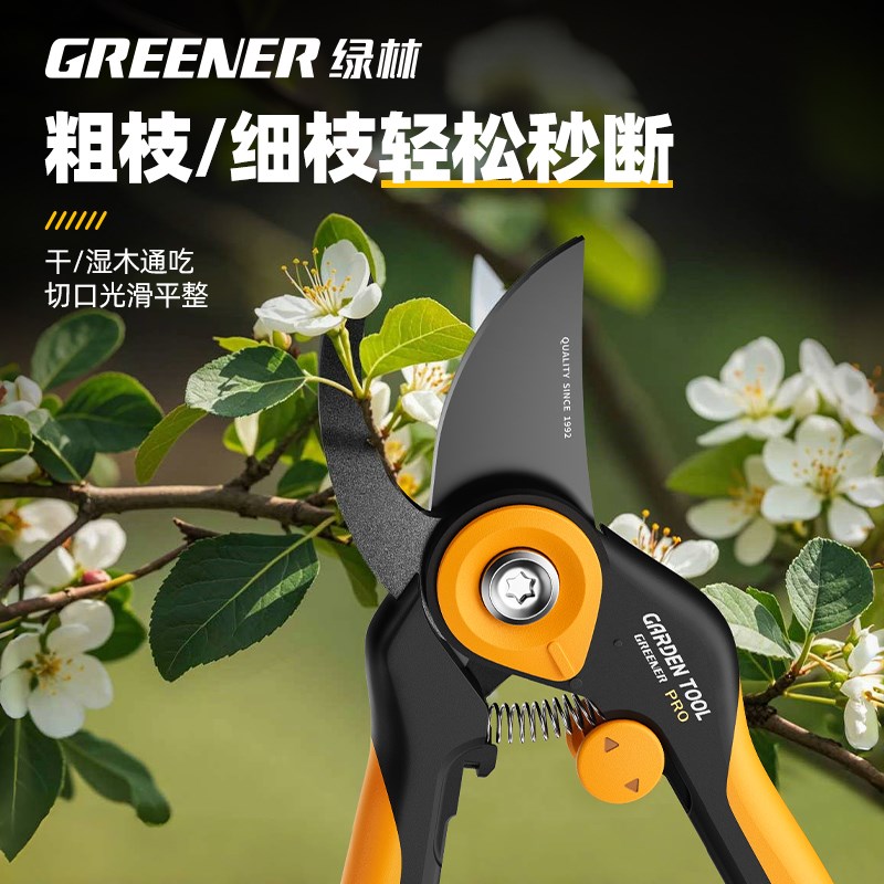 绿林欧式园艺剪园艺剪刀剪树枝专用剪刀修枝剪果树剪园艺剪子花园