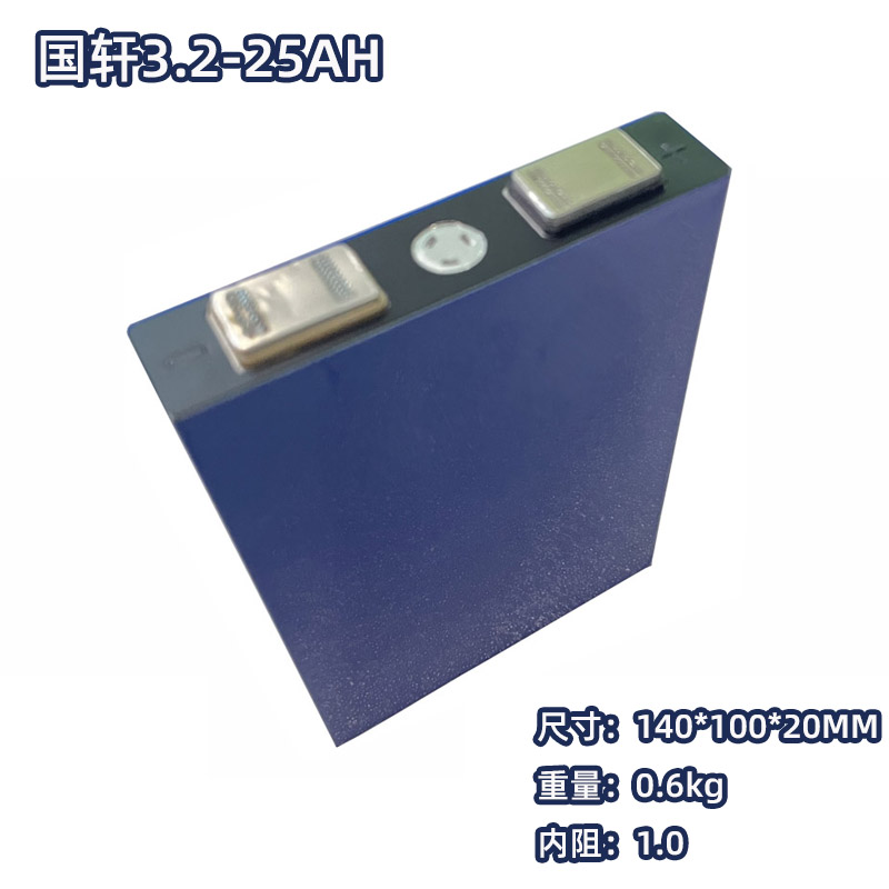 国轩磷酸铁锂电芯3.2V 30AH 48 60伏大单体电动车储能电池