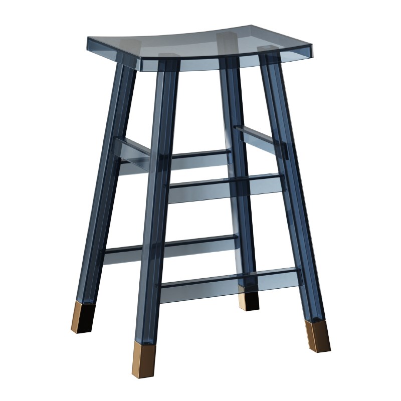 透明亚克力吧椅家用创意家用高脚椅简约吧凳咖啡厅奶茶店吧台椅