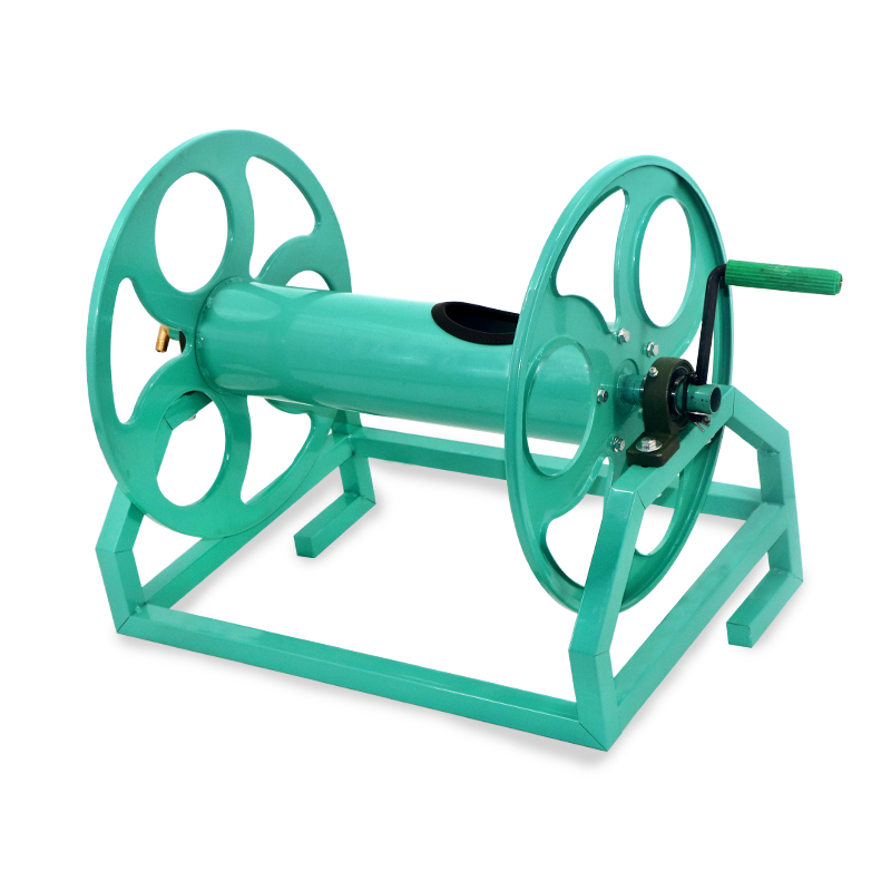 农用打药管收管卷管器手摇收纳架挂车式喷雾管卷管机绕管架收管架