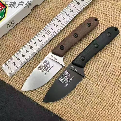 ESEE帕卡亚虎鲨战术刀直刀户外