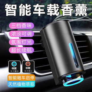 车载香薰雾化器出风口大雾量加湿器汽车小型无线静音香水喷雾器dl