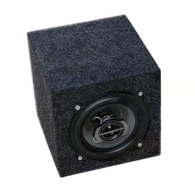 汽车音响改装家用无源低音炮5寸方形空箱试音箱车载低音炮后备箱