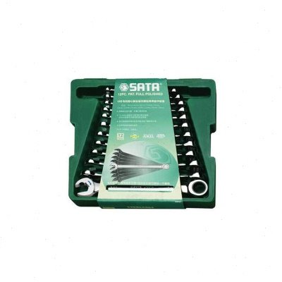 厂促【含税】世达工具 12件全抛光两用快扳组套 09040