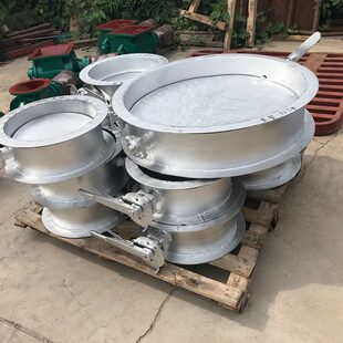 手动涡轮蝶阀 厂促不锈钢法兰 金属软管除尘管道风阀