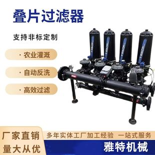 叠片过滤器大丰收 农业灌溉过滤器 T型网式自动反冲洗 碟片过滤器